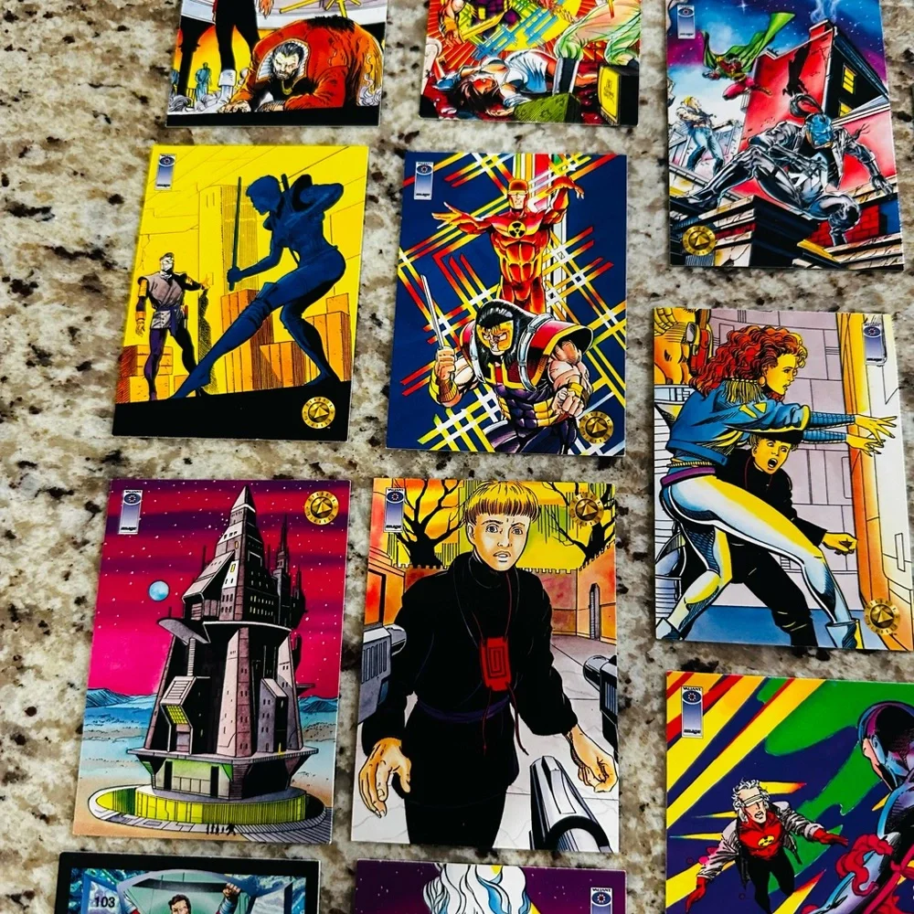 DC Comic Vibrant Vintage Comic Book Trading Cards Collection